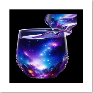 Milky Way in the glass Posters and Art